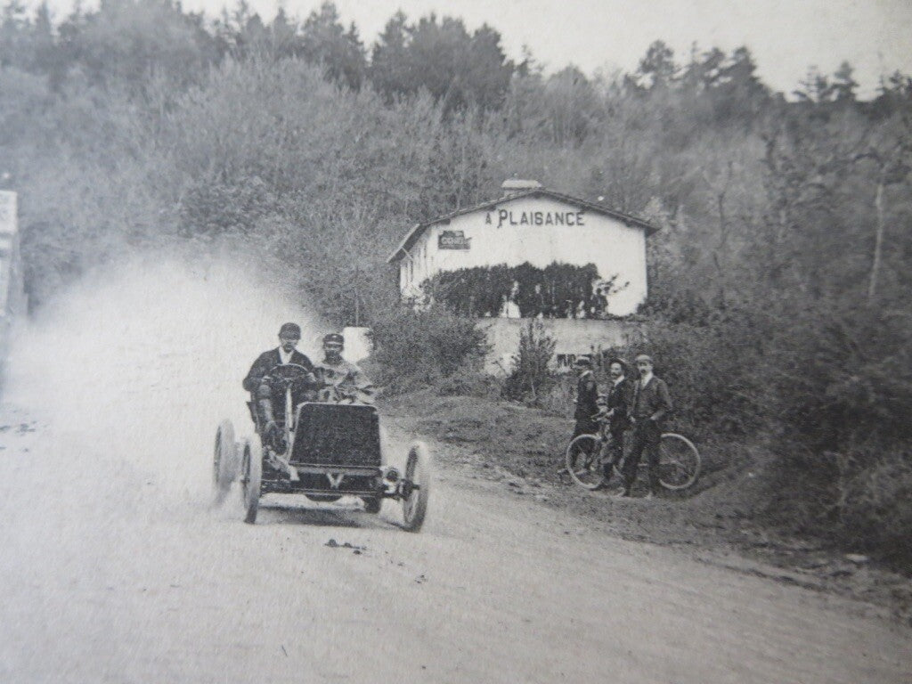 1905 Circuit D'Auvergne Coupe Gordon Bennett Cup Postcard Post Card w/ Stamp 