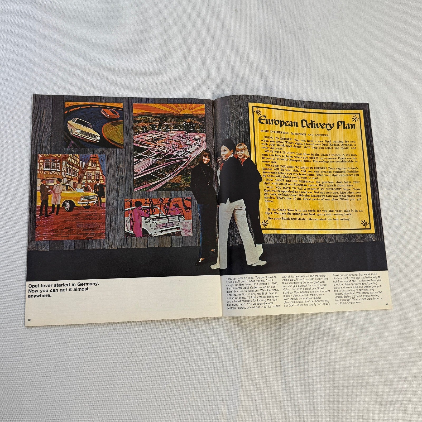 1967 Buick Opel Kadett Car Sales Brochure Catalog Advertising