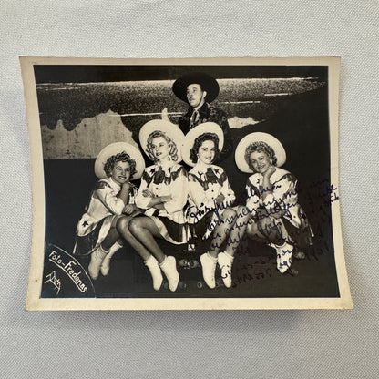 Vintage Circus Rollerskating Roller Skate Act Photo Photograph