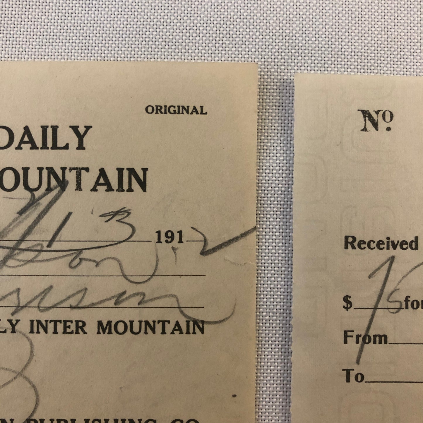 The Daily Inter Mountain Butte Montana Newspaper Document Ephemera Lot 18x 1910s