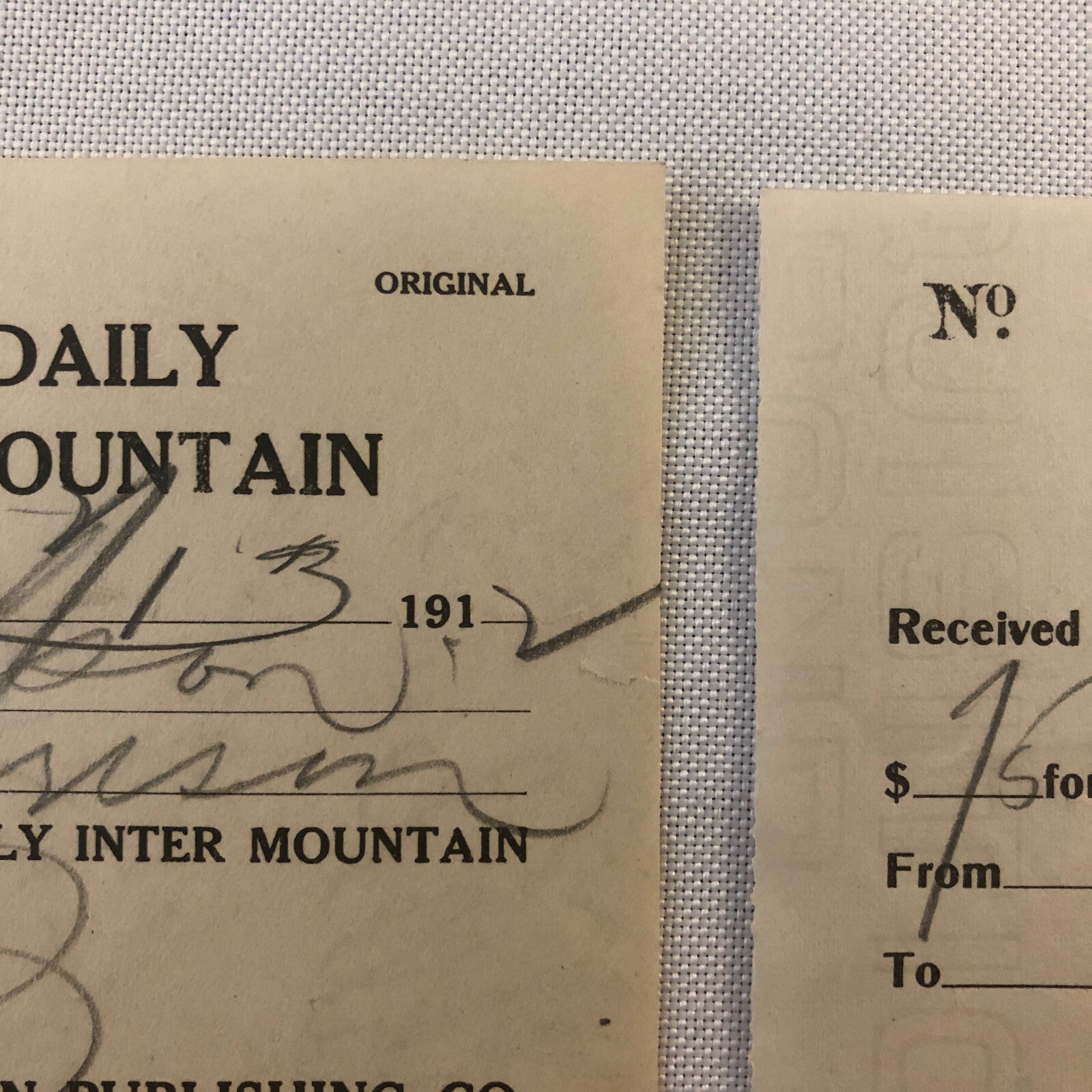 The Daily Inter Mountain Butte Montana Newspaper Document Ephemera Lot 18x 1910s