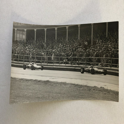 Vintage Grand Prix Car Racing Photo Photograph Print Motorsport