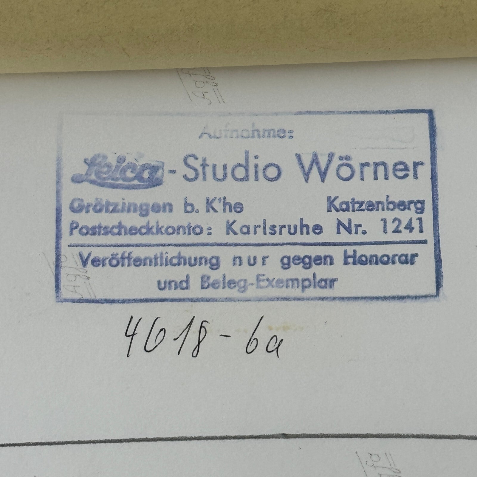 1963 Nurburgring Racing Photo Photograph Jaguar E Type Studio Worner