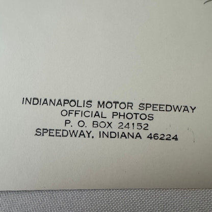 Vintage Indy 500 Racing Photo 1962 Studebaker Official Pace Car Photograph