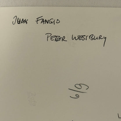 Vintage Racing Photo Juan Manuel Fangio Peter Westbury 1971 Albi F2 Race