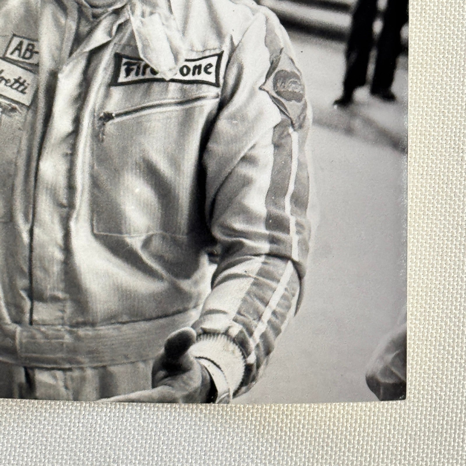 Vintage Mario Andretti Racing Driver Photo Photograph Print Motorsport