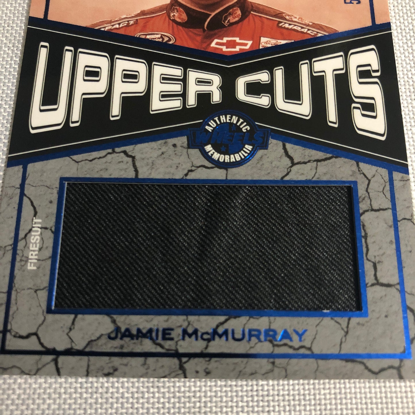 2010 Wheels Uppercuts Jamie McMurray Race Used Firesuit Relic Card /75 NASCAR