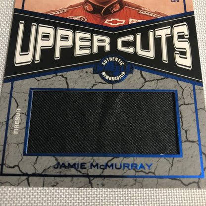 2010 Wheels Uppercuts Jamie McMurray Race Used Firesuit Relic Card /75 NASCAR