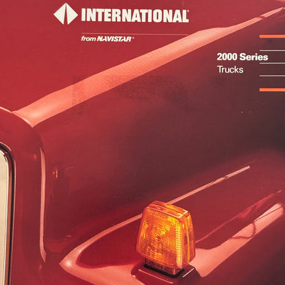 International Truck 2000 Series Sales Brochure Catalog Advertising
