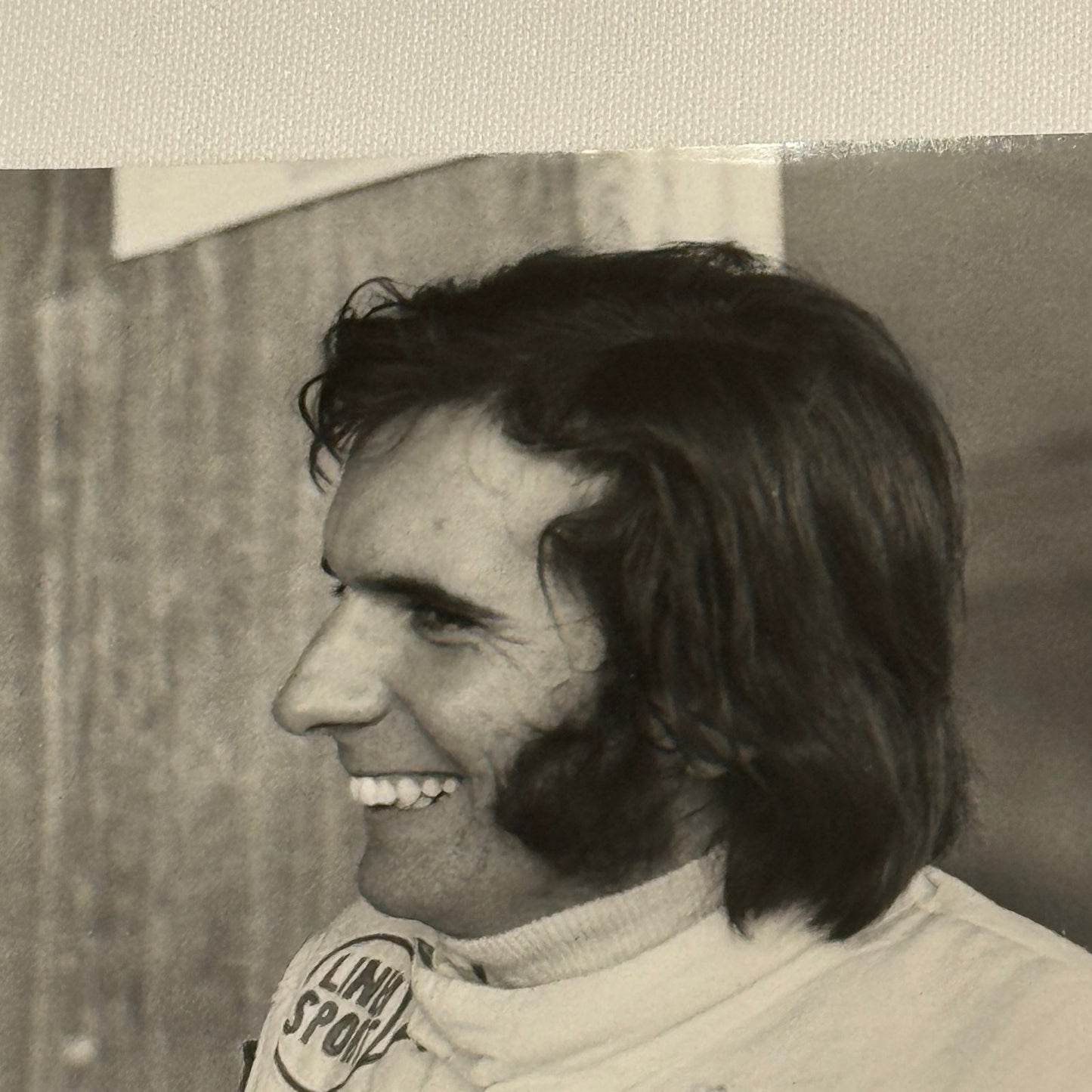 Vintage Racing Photo 1971 Austrian Grand Prix Emerson Fittipaldi Colin Chapman