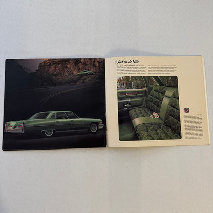 1975 Cadillac Sales Brochure Eldorado Coupe De Ville Fleetwood Brougham DeVille
