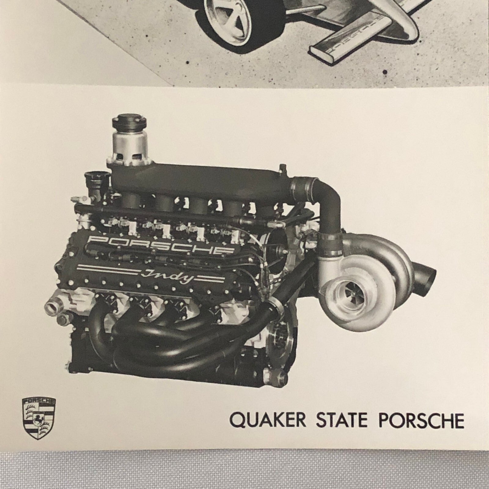 Porsche Quaker State Indy Racing Factory Photo Photograph Print