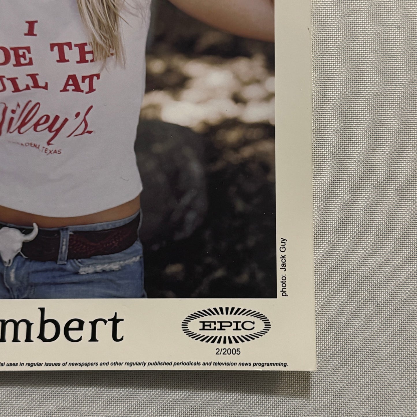 Miranda Lambert Music Publicity Press Photo Photograph Country