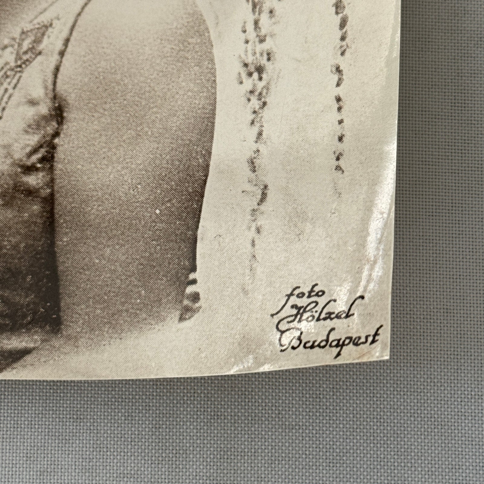 Vintage Circus Performer Photo Photograph 2 Damurs Foto Holzel Budapest Hungary