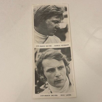 Niki Lauda Ronnie Peterson Racing Driver Photo Photograph Vintage