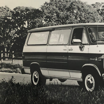 1980 Chevrolet Beauville Sport Van Truck Press Photo Photograph Print Sportvan