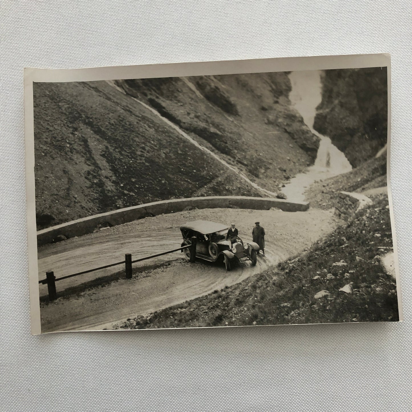 Antique Press Photo Photograph Agence Meurisse Paris Nice Rally Rallye Car ? 