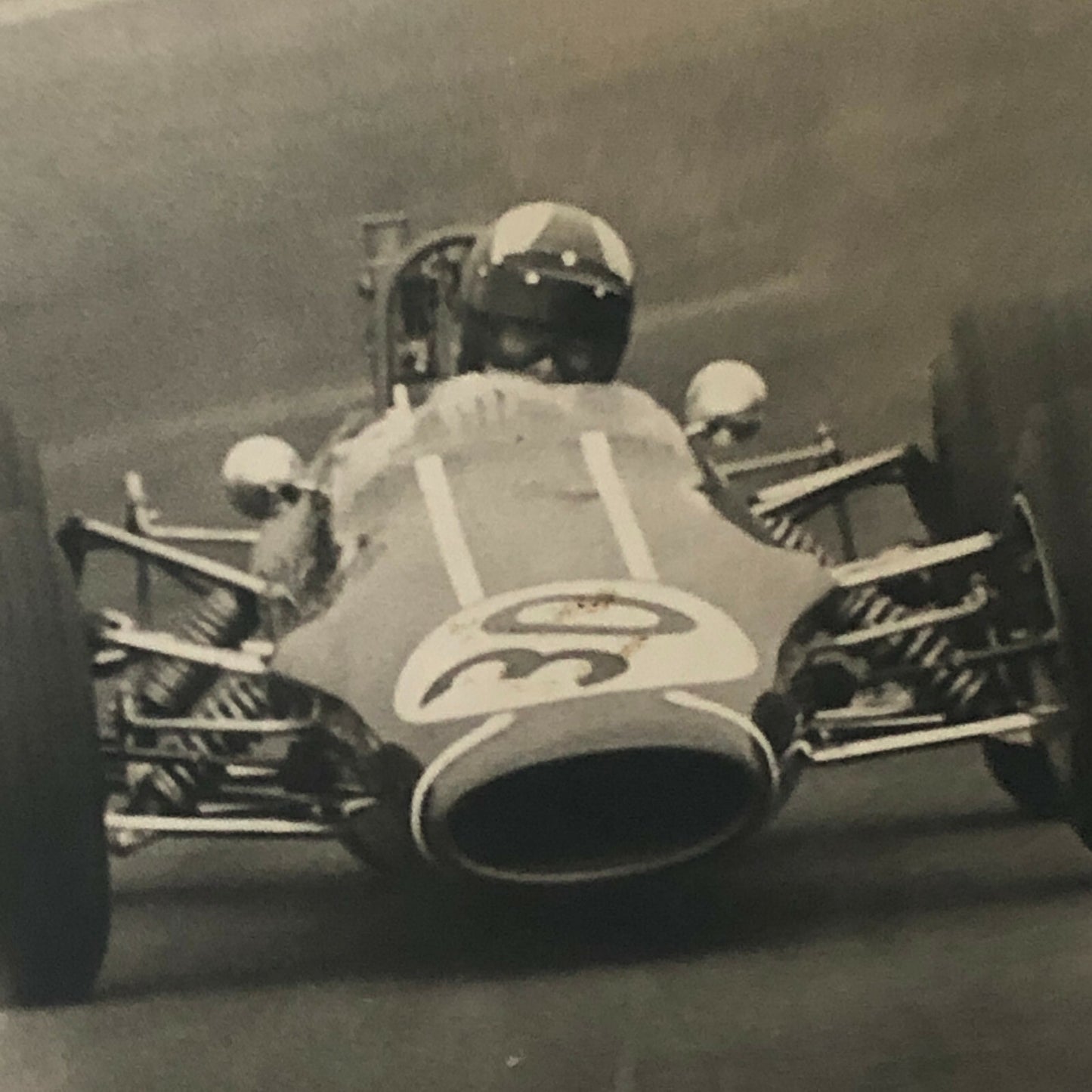 Vintage Grand Prix Racing Car Photo Photograph Print - Motoring News Press Photo