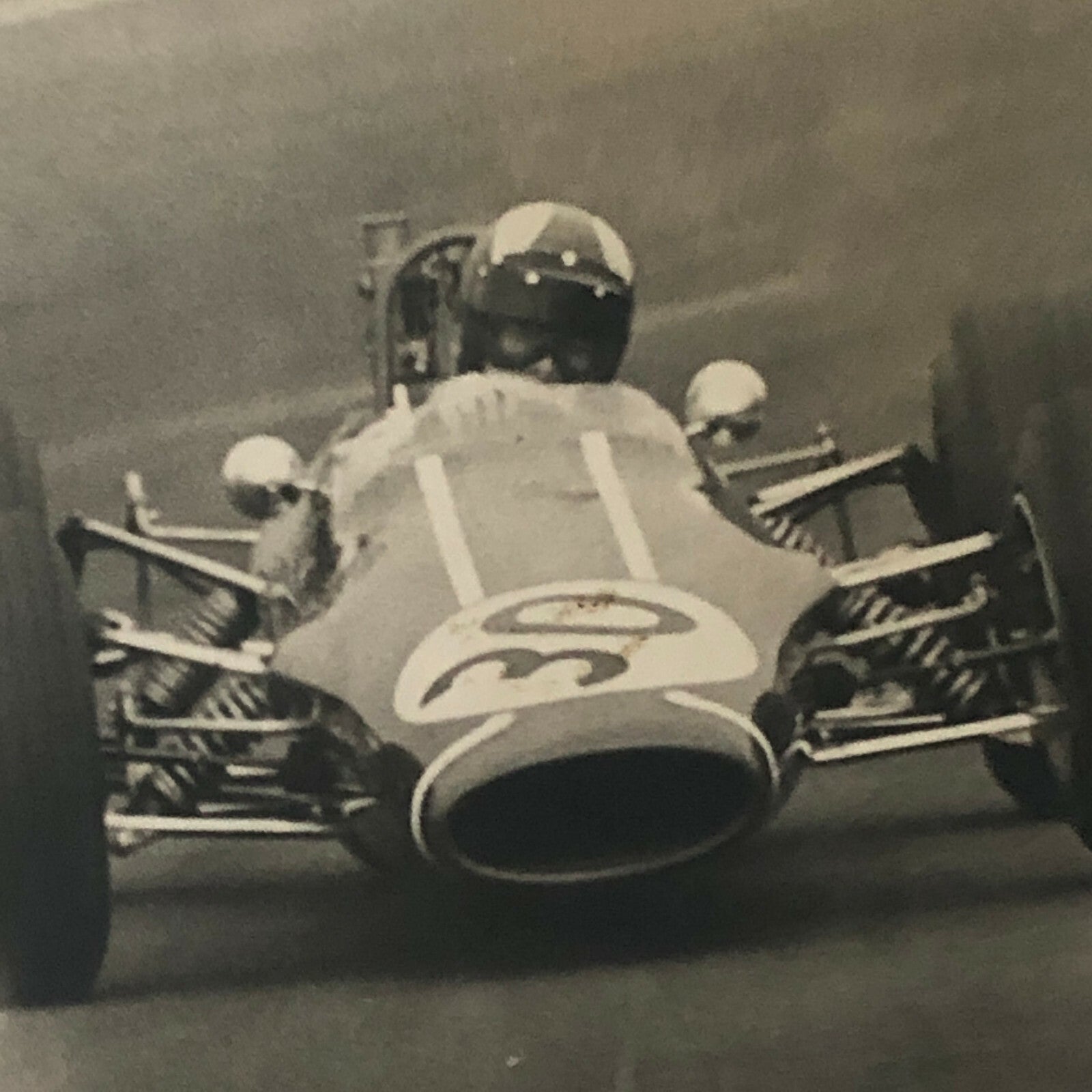 Vintage Grand Prix Racing Car Photo Photograph Print - Motoring News Press Photo