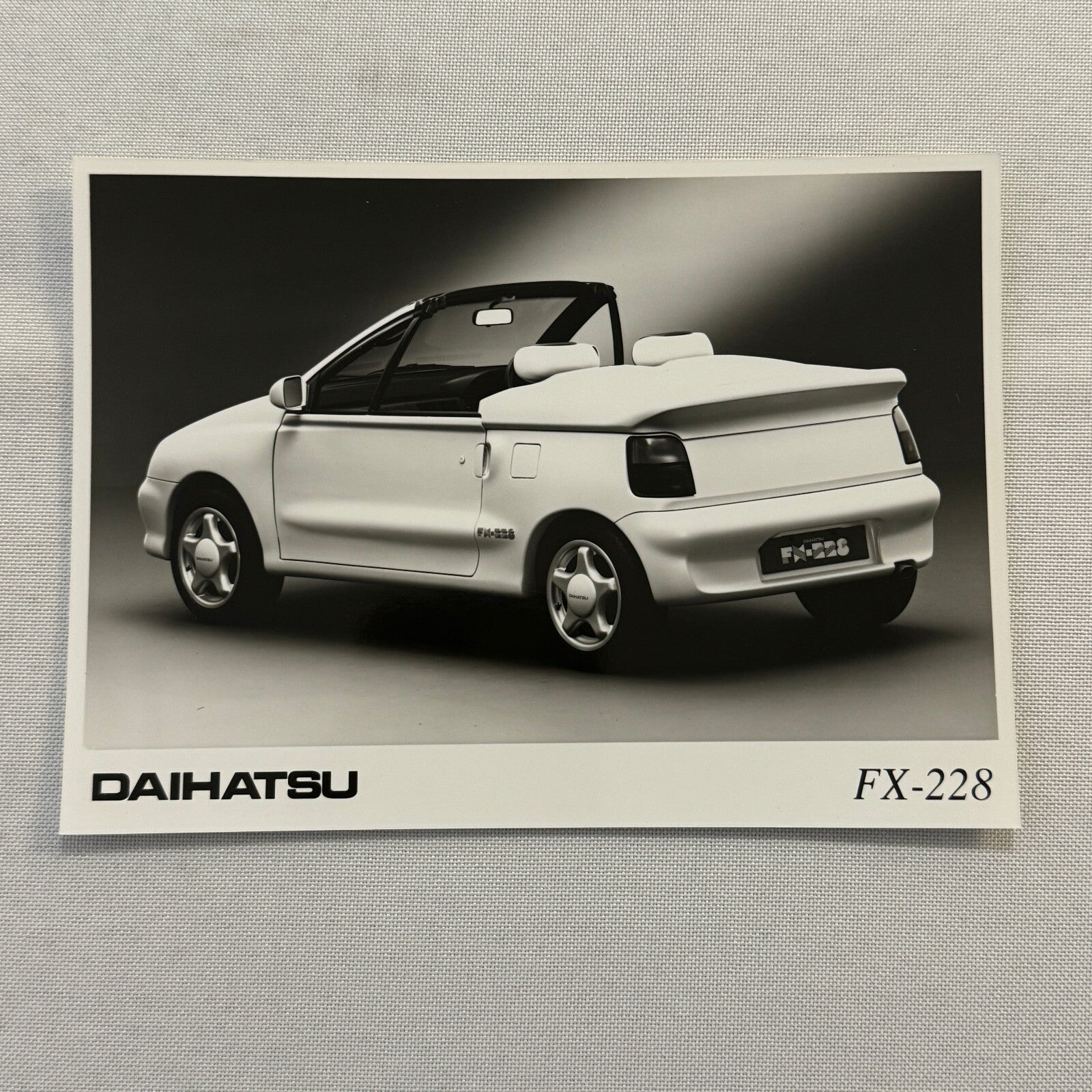 Daihatsu FX-228 Roadster Concept Car Prototype Press Photo Photograph Lot 3x