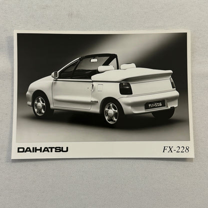 Daihatsu FX-228 Roadster Concept Car Prototype Press Photo Photograph Lot 3x