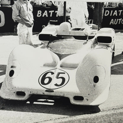 Vintage Racing Photo Hap Sharp Chaparral 1966 Nassau Speed Week Modern Print
