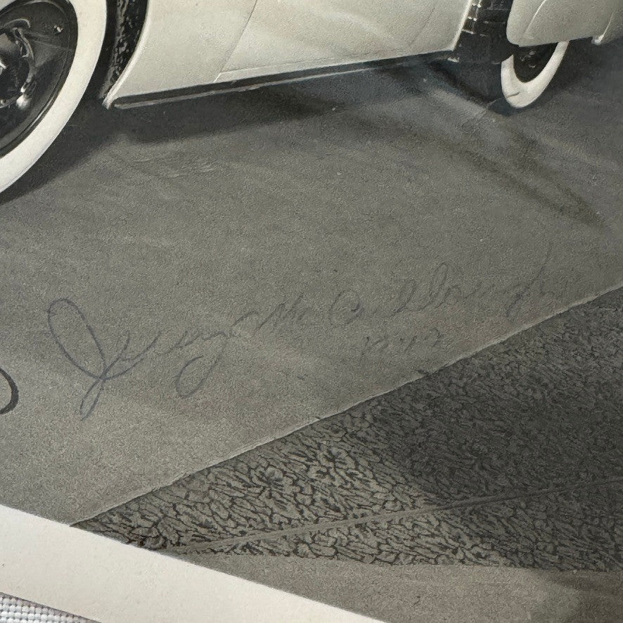 Vintage Pontiac Factory Press Photo Photograph Car Dealership Print