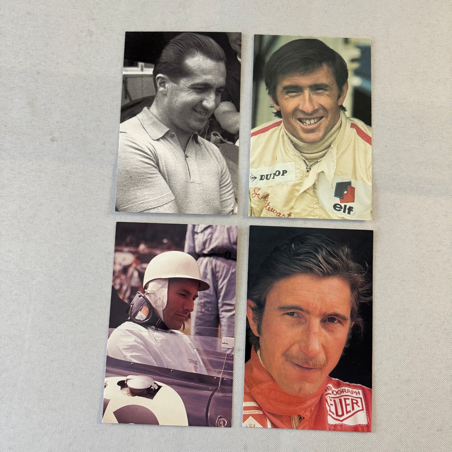 Racing Driver Legend Postcard Lot 28X Stirling Moss Jackie Stewart Jack Brabham