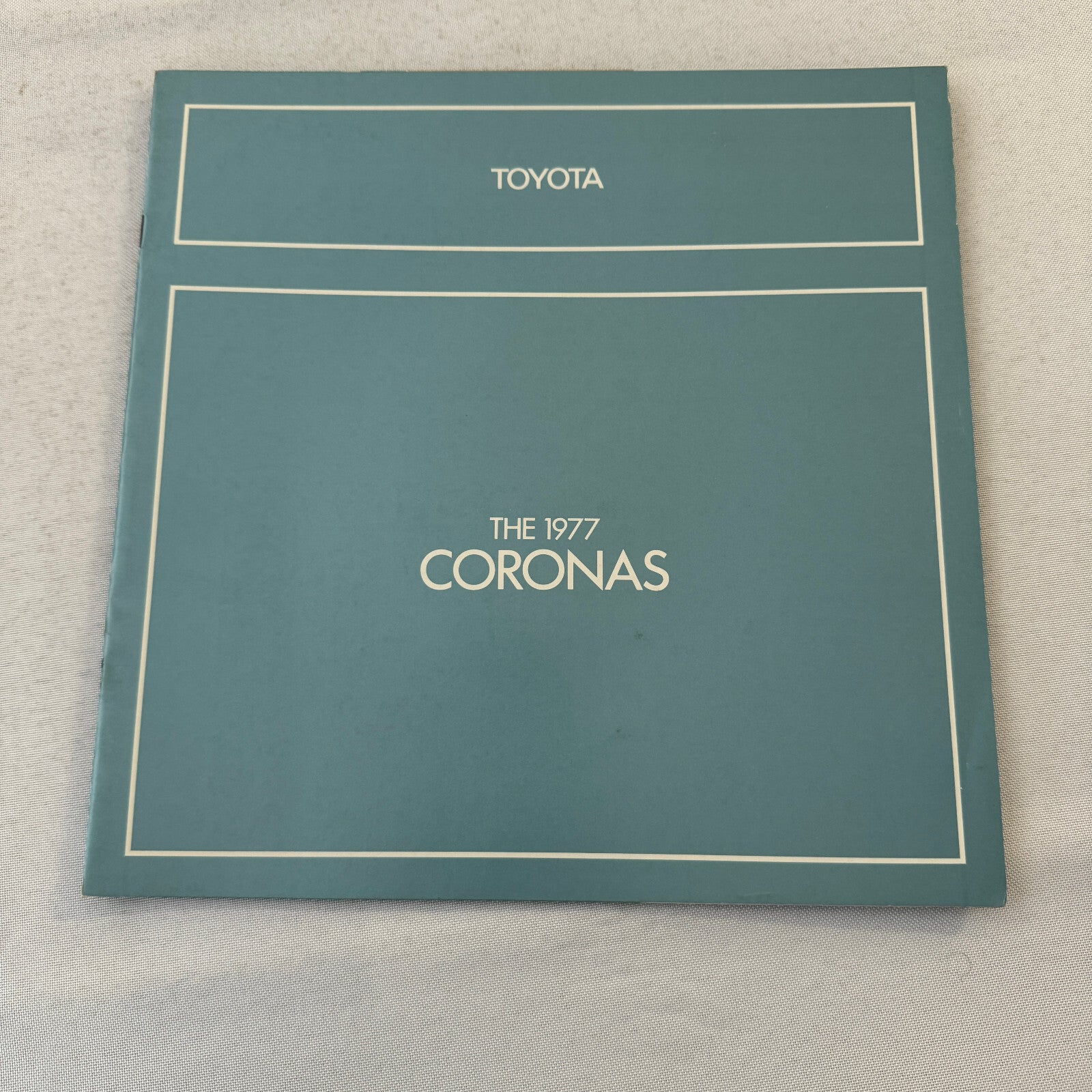 1977 Toyota Corona Car Sales Brochure Catalog Custom Sedan Deluxe Wagon Luxury