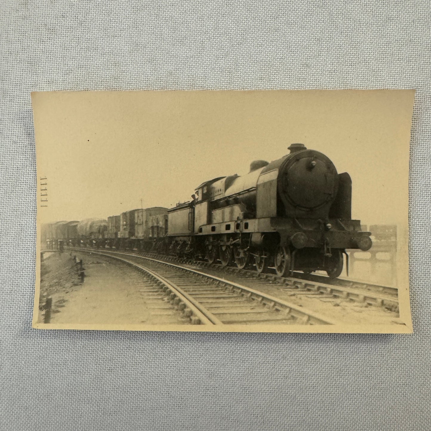 Vintage Train Locomotive Photo Photograph