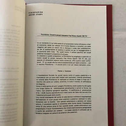 1983 Pininfarina Design Press Kit with Photos Alfa Romeo Spider Fiat Spider +