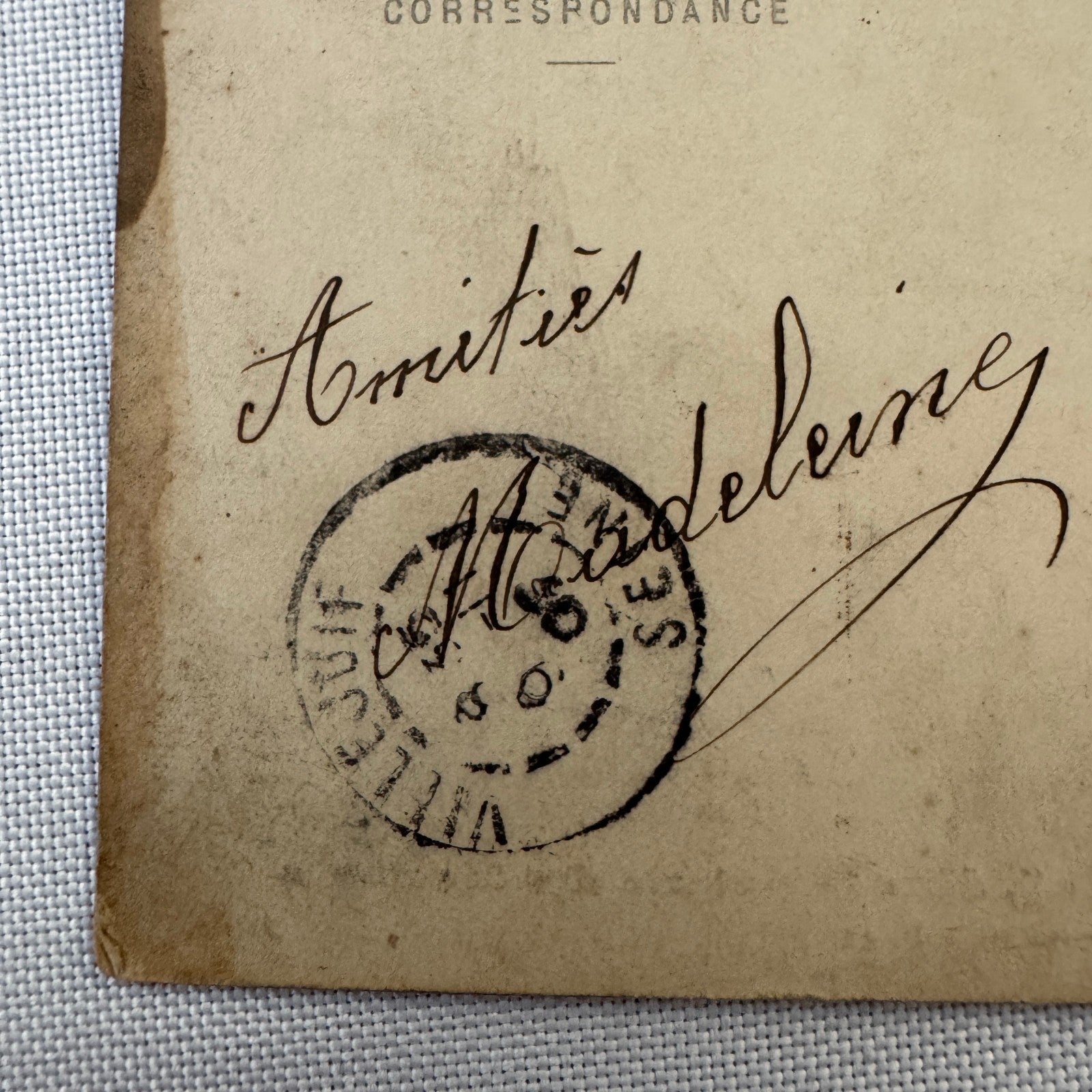 Vintage Zeppelin Airship Dirigible Postcard Post Card French Lebaudy Le Jaune