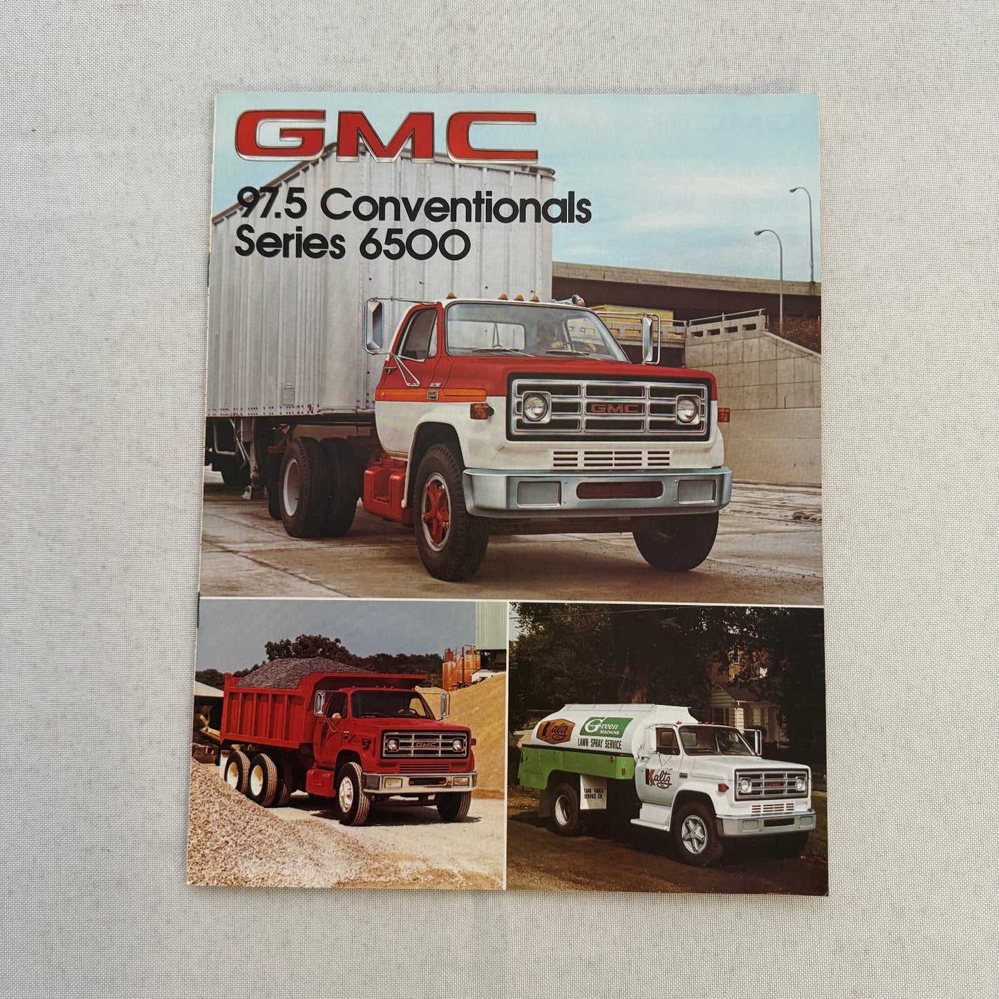 GMC 97.5 Conventional Series Truck Sales Brochure Catalog 6500 Series Vintage
