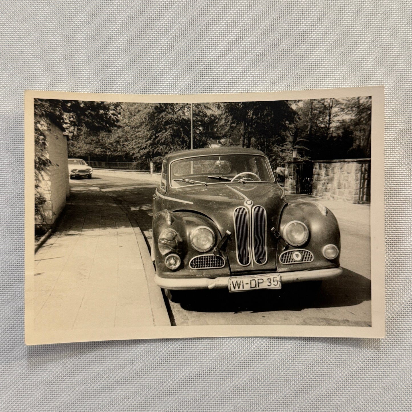 Vintage BMW Car Automobile Photo Photograph Print