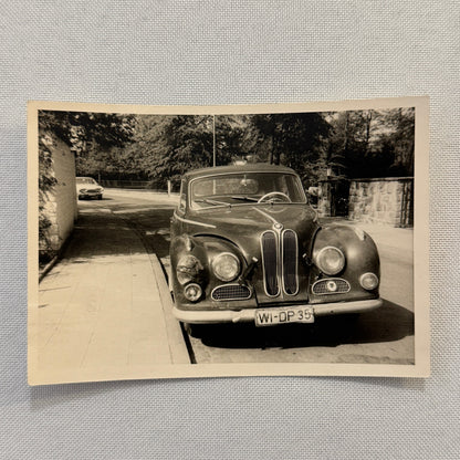 Vintage BMW Car Automobile Photo Photograph Print