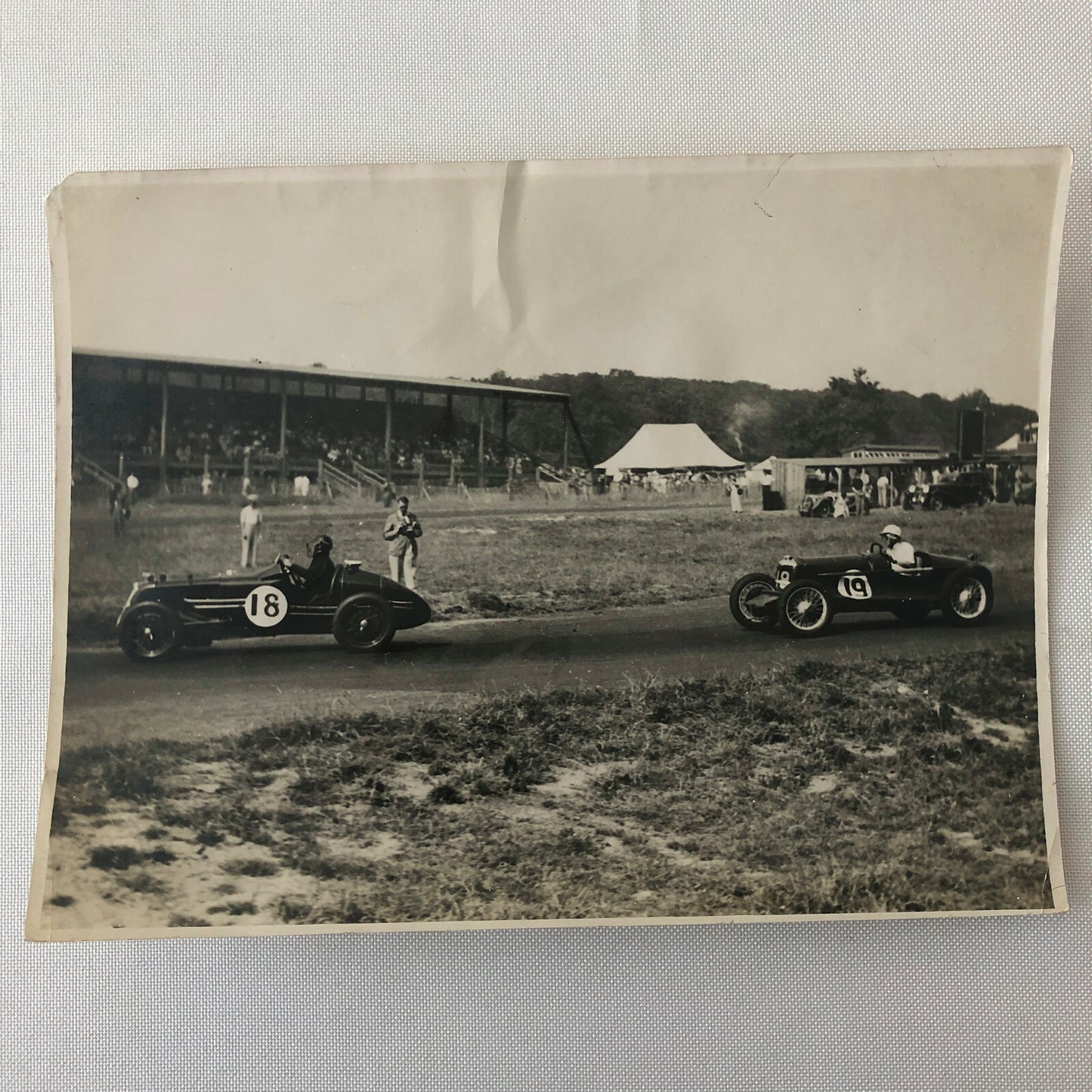 Vintage Photo Photograph Racing Cars - Motor Sport