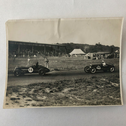 Vintage Photo Photograph Racing Cars - Motor Sport