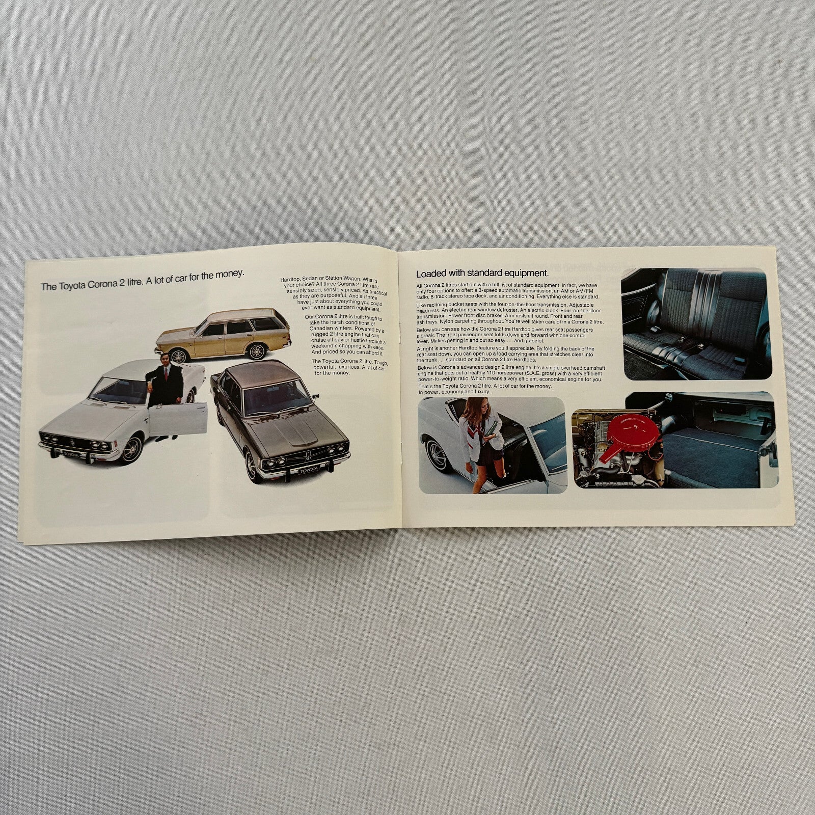Toyota Sales Brochure Catalog Corolla Corona Celica Mark II Landcruiser Pickup +