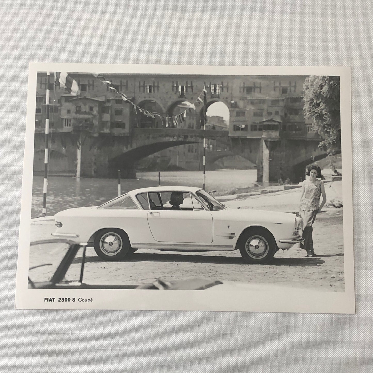 Fiat 2300 S Coupe Car Factory Press Photo Photograph Print