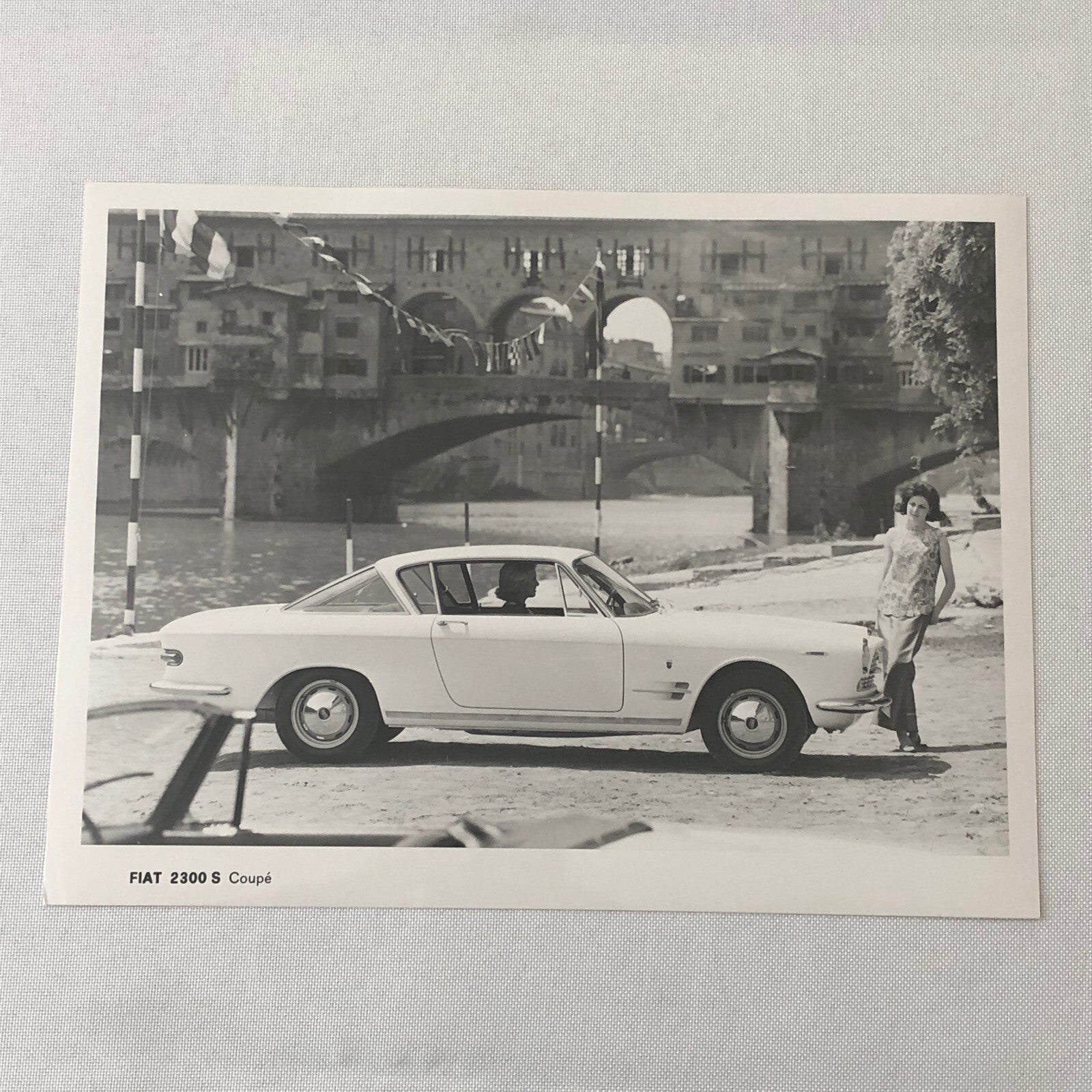 Fiat 2300 S Coupe Car Factory Press Photo Photograph Print