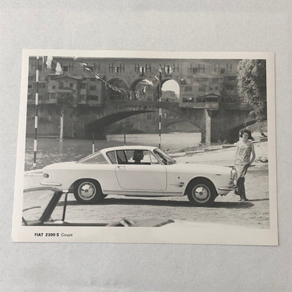 Fiat 2300 S Coupe Car Factory Press Photo Photograph Print