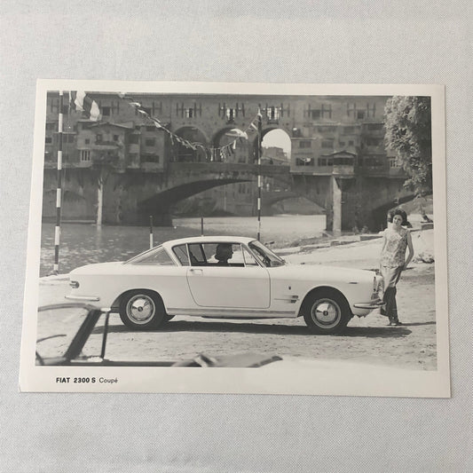 Fiat 2300 S Coupe Car Factory Press Photo Photograph Print
