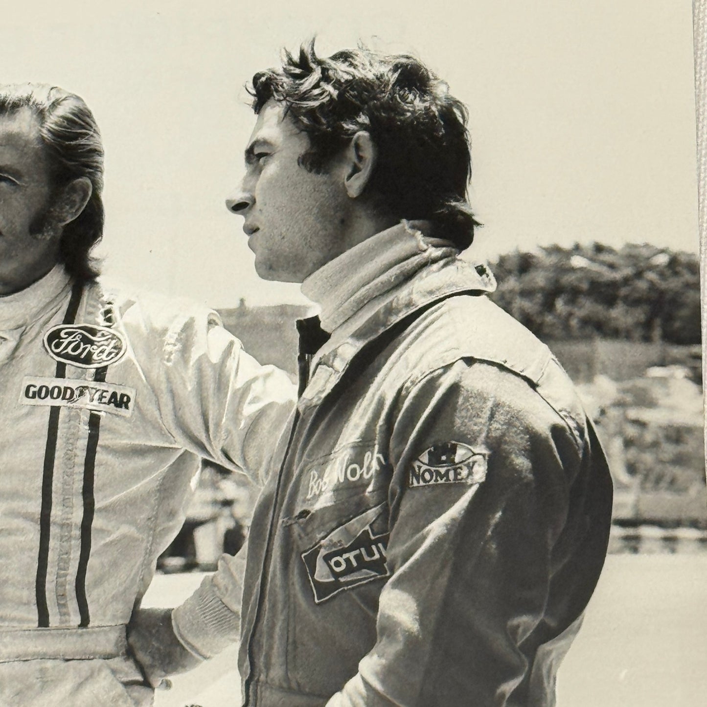 Vintage Racing Photo 1971 Interlagos F2 Race Tim Schenken Graham Hill Bob Wollek