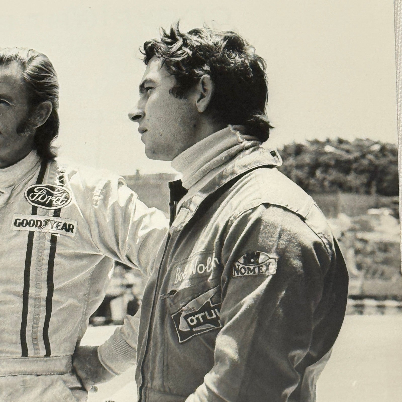 Vintage Racing Photo 1971 Interlagos F2 Race Tim Schenken Graham Hill Bob Wollek