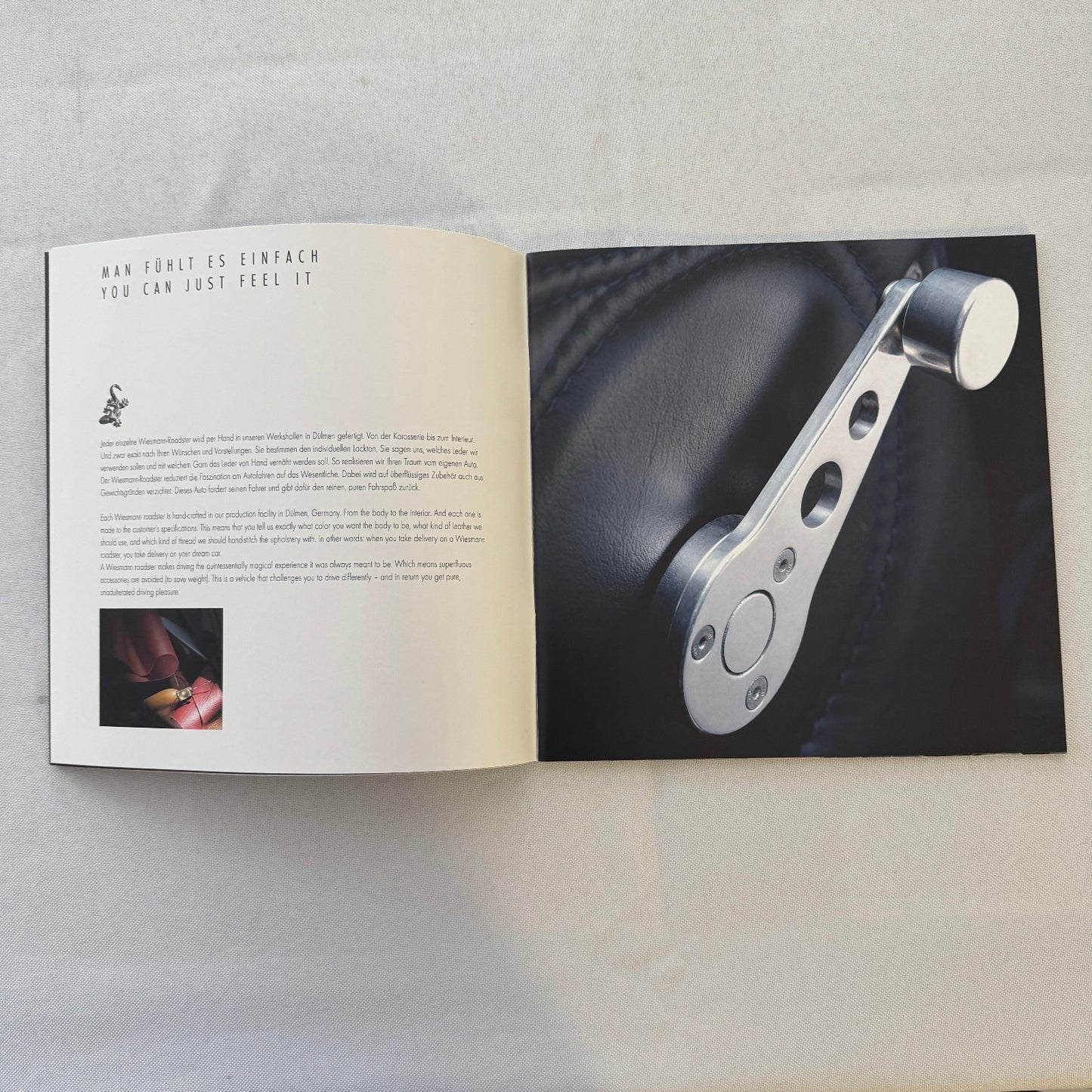 Wiesmann Roadster Sports Car Sales Brochure Catalog Advertising