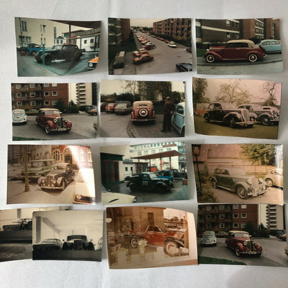Vintage Car Photo Photograph Lot of 13 - Antique Mercedes Benz in Germany Etc 