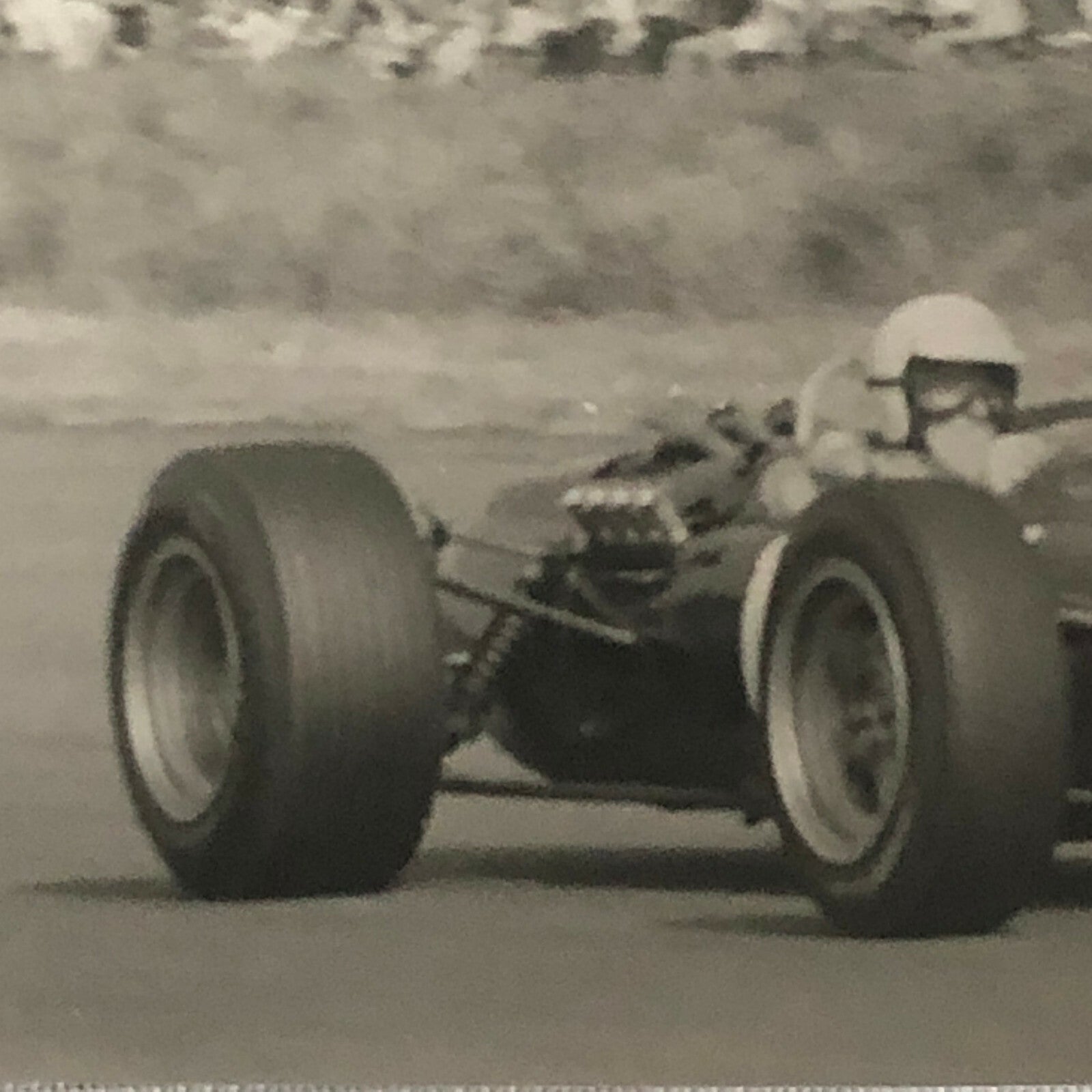 Vintage Grand Prix Racing Car Driver Photo Photograph Print