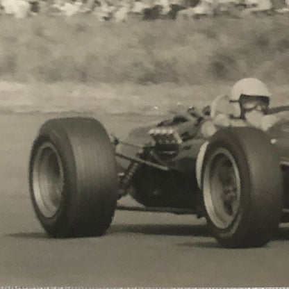 Vintage Grand Prix Racing Car Driver Photo Photograph Print