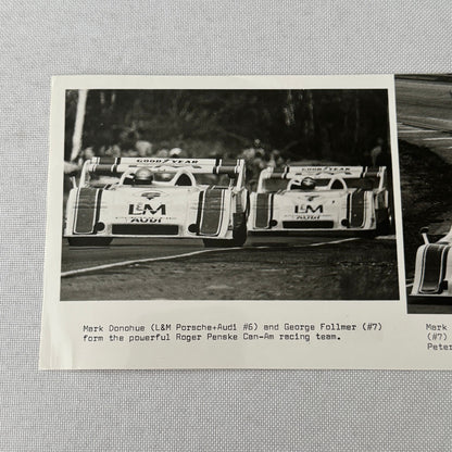 George Follmer and Mark Donohue Porsche Audi L&M Racing Photo Photograph Print