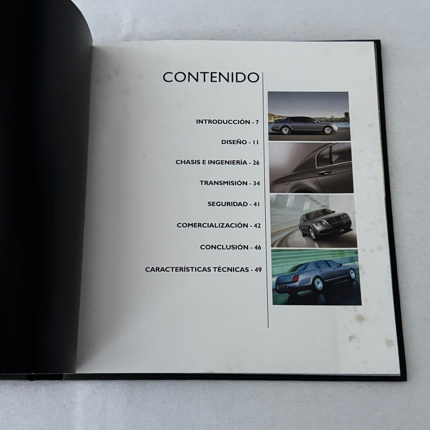 Bentley Continental Flying Spur Car Press Kit Brochure Book with CD SPANISH